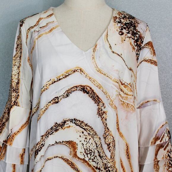 Women's Flare Sleeve Mini Dresses Summer Size XL NWT - Picture 2 of 8